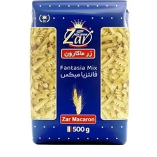 ماکارونی فانتزی میکس زرماکارون 500 گرم